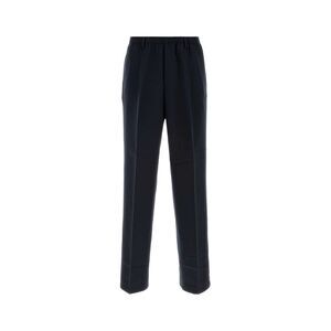 Cellar Door Men Navy Blue Stretch Twill Ezio Pant